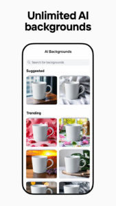 Photoroom: AI Photo Editor 2025.36.01 screenshot 1
