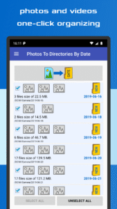 Photos To Directories By Date screenshot 1