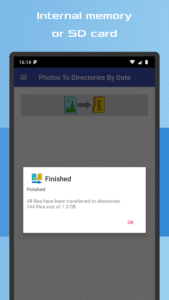 Photos To Directories By Date screenshot 6