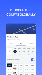 Playtomic - Padel & pickleball 6.28.1 screenshot 3