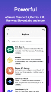Poe - Fast AI Chat a2.60.6 (arm64-v8a + x86 + x86_64) (160-480dpi) (Android a3.24.5 screenshot 2