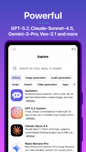 Poe - Fast AI Chat a2.60.6 (arm64-v8a + x86 + x86_64) (160-480dpi) (Android a3.20.3 screenshot 2