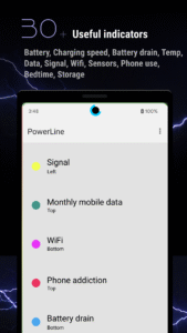 PowerLine: Status Bar meters 5.4 screenshot 2