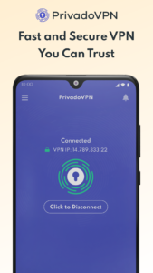 PrivadoVPN - VPN App & Proxy 3.34.1613955882w screenshot 1