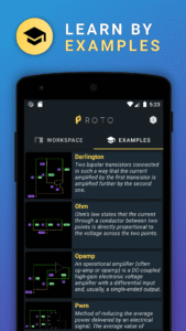PROTO - circuit simulator 1.39.0 screenshot 2