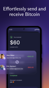 Proton Wallet: Secure Bitcoin 1.2.1 screenshot 2