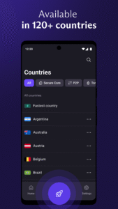 ProtonVPN - Fast & Secure VPN (f-droid version) 5.11.73.1 screenshot 3