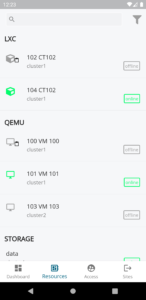 Proxmox Virtual Environment screenshot 2