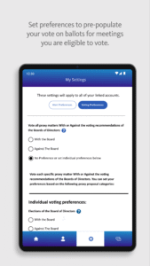 ProxyVote: Your Voice Matters 6.0.7 screenshot 18