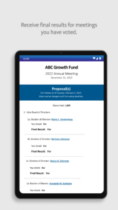 ProxyVote: Your Voice Matters 6.0.7 screenshot 20