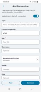 Ivanti Secure Access Client 22.8.4.12 screenshot 1