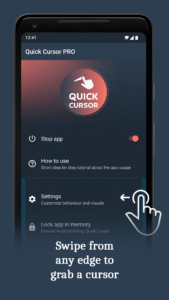 Quick Cursor: One-Hand Aid 2.2.1 screenshot 2