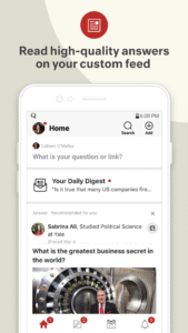 Quora: the knowledge platform 2.1.2 screenshot 1