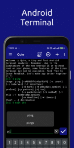 Qute: Terminal Emulator 4.10 screenshot 1