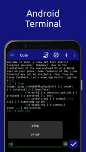 Qute: Terminal Emulator 3.6 screenshot 1