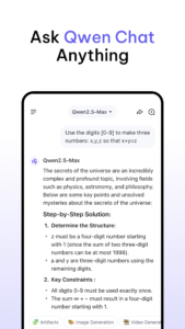 Qwen Chat 1.4.1 screenshot 2