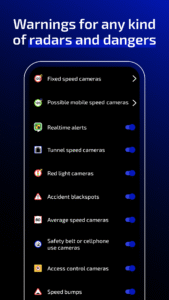 Radarbot: Radar Detector, GPS 9.19.7 screenshot 23