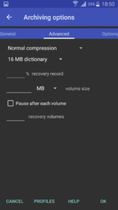 RAR 7.11.build127 screenshot 2