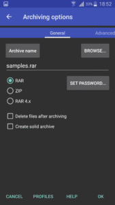 RAR 7.11.build127 screenshot 4