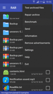 RAR 7.11.build127 screenshot 7