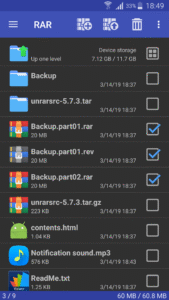 RAR 7.11.build127 screenshot 1