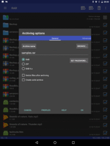RAR 7.11.build127 screenshot 13