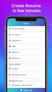 Resume - Intelligent CV maker 8.2 screenshot 2