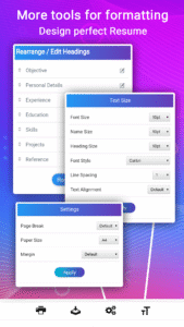 Resume - Intelligent CV maker 7.9 screenshot 5