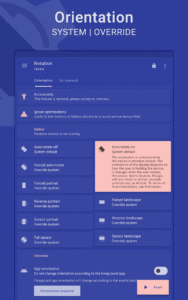 Rotation | Orientation Manager 28.7.0 screenshot 9