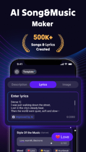 Rythmix: AI Music & Song Maker 1.7.5 screenshot 1