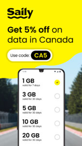 Saily: eSIM + phone number 3.13.0 screenshot 1