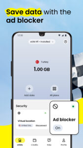 Saily: eSIM + phone number 3.13.0 screenshot 3