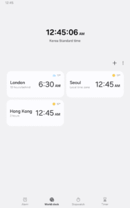 Samsung Clock 12.4.07.16 screenshot 6