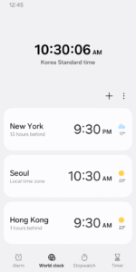 Samsung Clock 12.4.07.22 screenshot 2