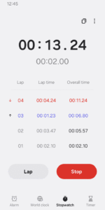 Samsung Clock 12.5.00.39 screenshot 3
