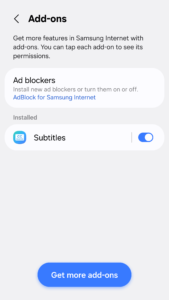 Samsung Browser Beta 28.0.4.50 screenshot 6