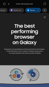 Samsung Browser 4.2.00.8 screenshot 2