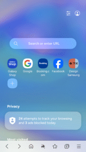 Samsung Browser 27.0.0.79 screenshot 1