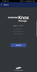 Samsung Knox Manage 25.11(03.A) screenshot 3