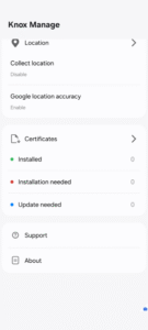 Samsung Knox Manage(Companion) 25.07(03) screenshot 2