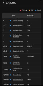 Samsung Magician screenshot 2