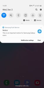 Samsung Push Service 3.4.07.0 screenshot 1