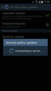Samsung Security Policy Update SPD_v2_1408_5_2 (noarch) (Android 3.22.1.151241 screenshot 3