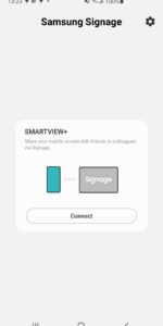 Samsung Signage Mobile 1012.02 screenshot 1