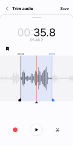 Samsung Voice Recorder 21.5.72.02 screenshot 7