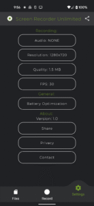 Screen Recorder Unlimited 2.22 screenshot 3