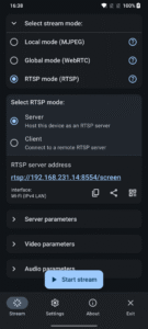 ScreenStream (f-droid version) 4.2.1 screenshot 6