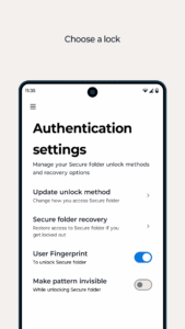 Secure folder 05.0.0.032 screenshot 3
