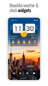 Sense Flip Clock & Weather 8.34.0 screenshot 1