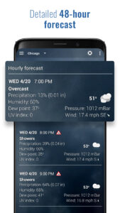 Sense V2 Flip Clock & Weather 8.35.1 screenshot 5